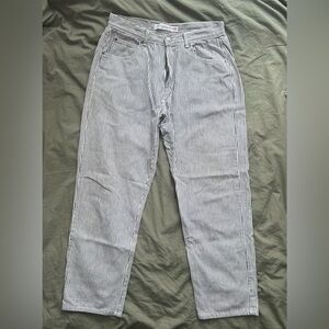 Calvin Klein petite vintage jeans hickory stripe 90s 80s